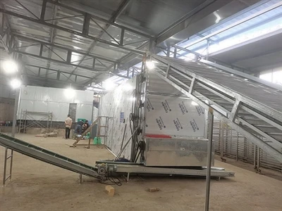 Net Belt Dryer Customer Site